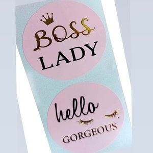 40 Boss Lady & Hello Gorgeous Stickers